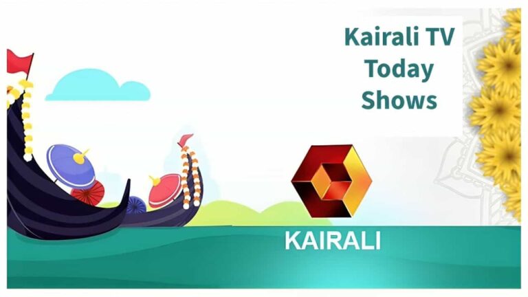 Kairali TV Today Programs
